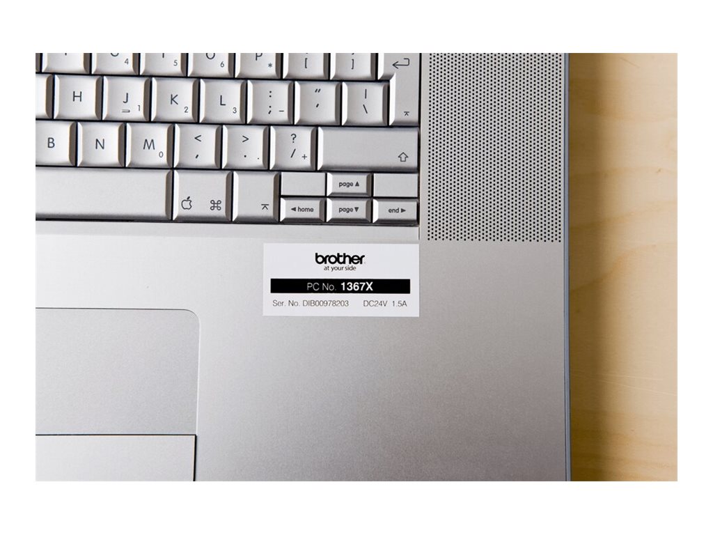 Brother | TZ-251 Laminated Tape | Black on White | TZe | 8 m | 2.4 cm - Image 16