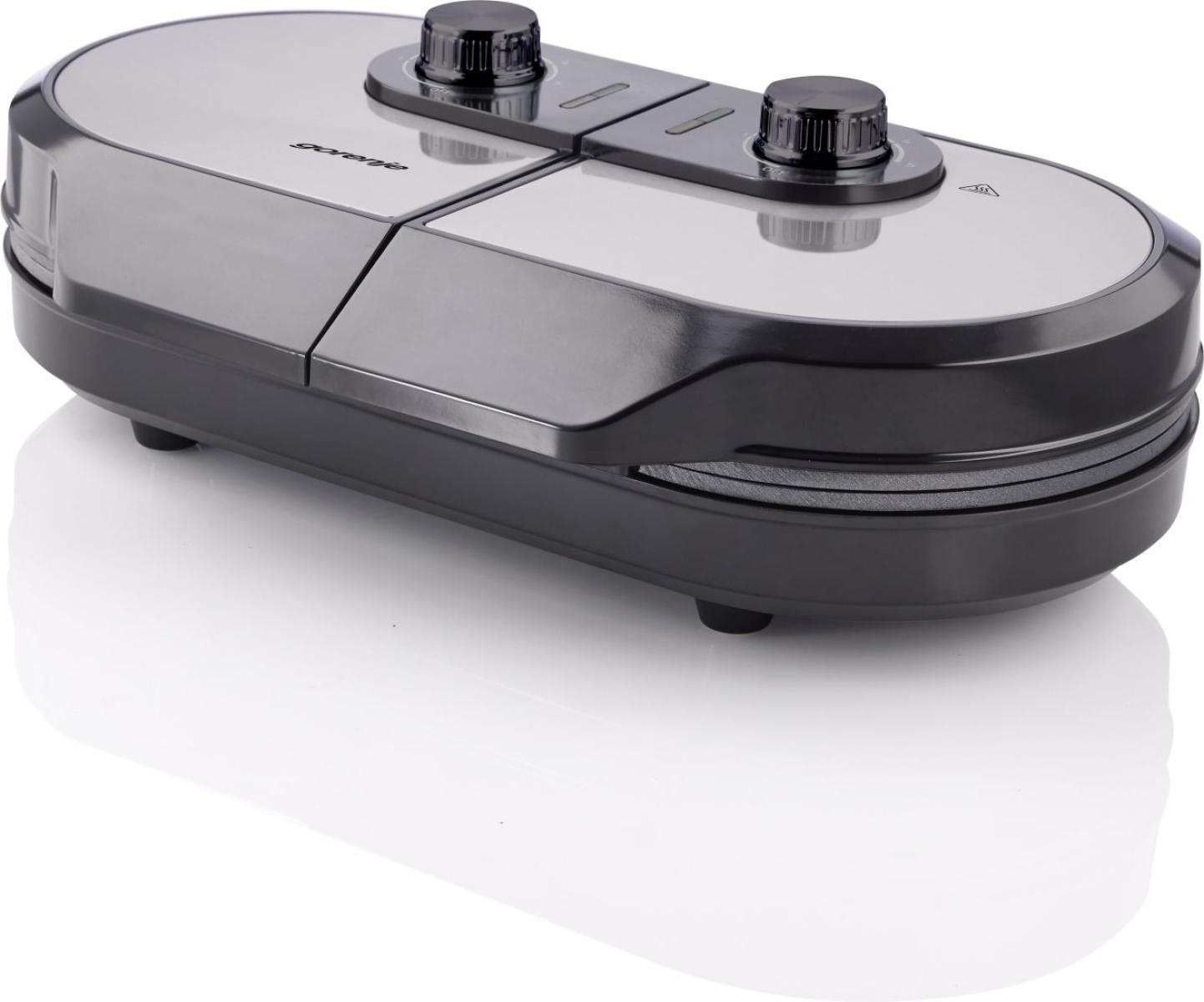 Gorenje | Mini Grill, Waffle plate | WM1400SB | Electric Grill | 1400 W | Diameter 18 cm | Black