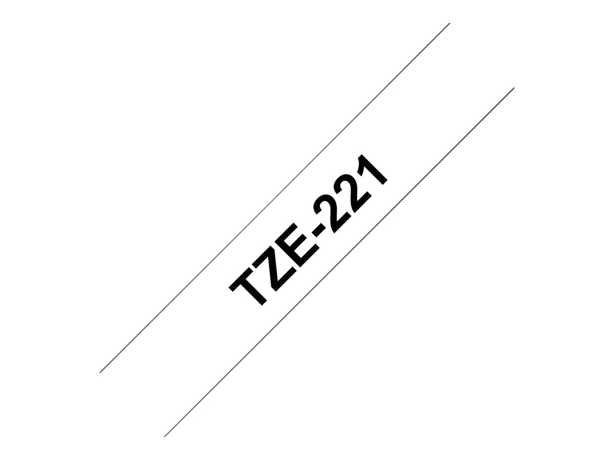 Brother | TZe-221 Laminated Tape | Black on White | TZe | 8 m | 9 cm - Image 14