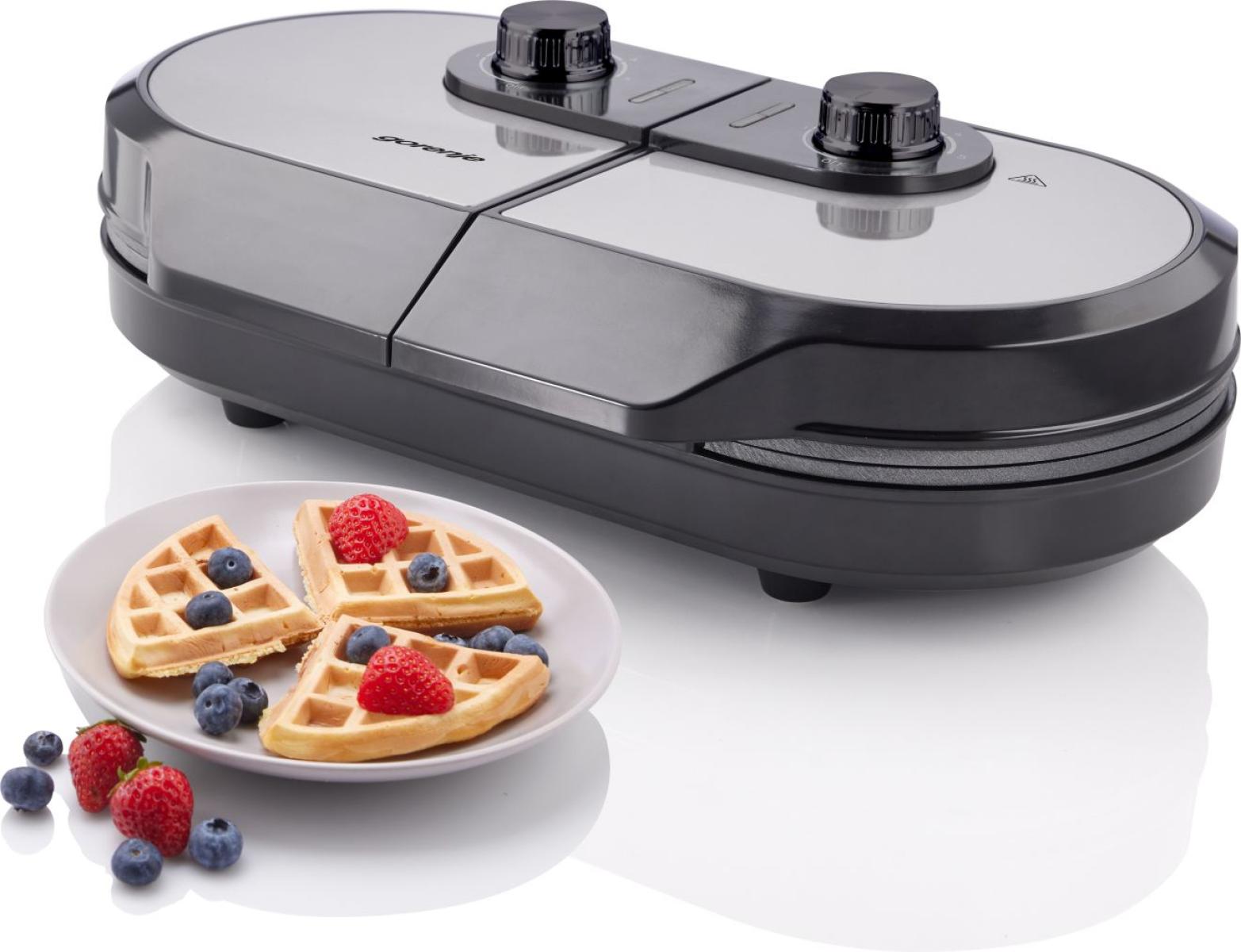Gorenje | Mini Grill, Waffle plate | WM1400SB | Electric Grill | 1400 W | Diameter 18 cm | Black - Image 5