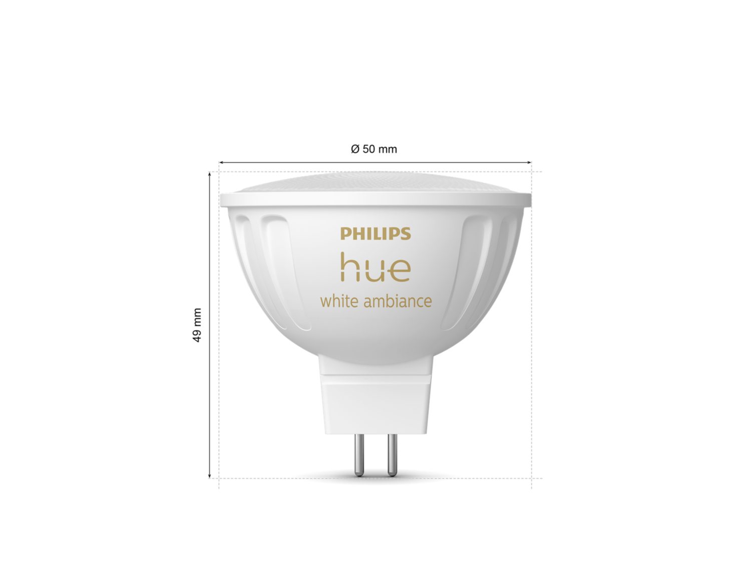 Philips Hue WA 12V MR16 | GU5.3 | 5.1 W | Warm to cool white light - Image 4