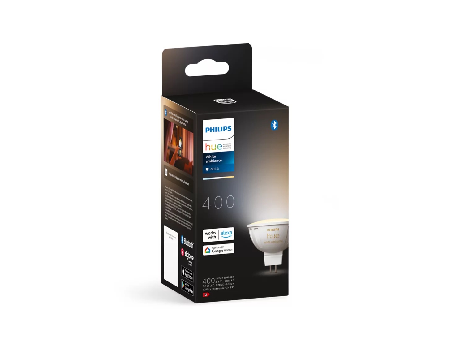 Philips Hue WA 12V MR16 | GU5.3 | 5.1 W | Warm to cool white light - Image 5