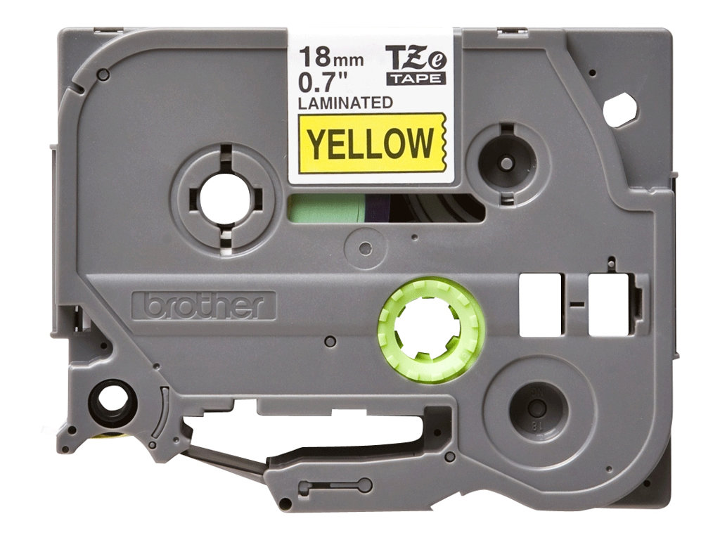 Brother | TZe-641 Laminated Tape | Black On Yellow | TZe | 8 m | 1.8 cm - Image 6