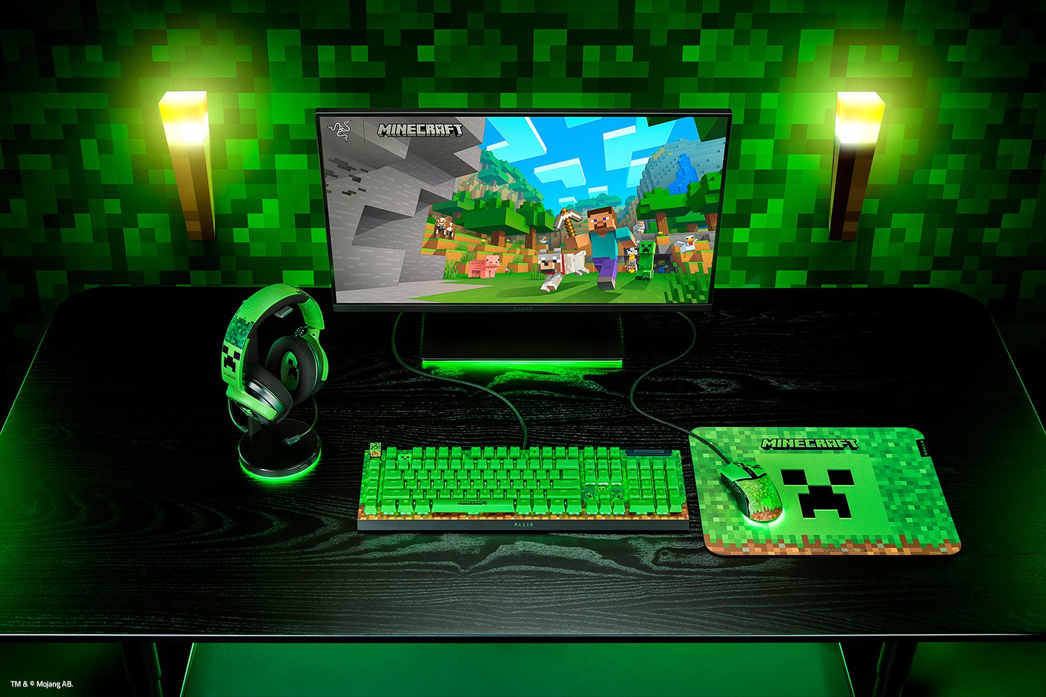 Razer Gaming Headset | Kraken V4 X | Wired | Over-Ear | Microphone | Minecraft Edition - Image 6