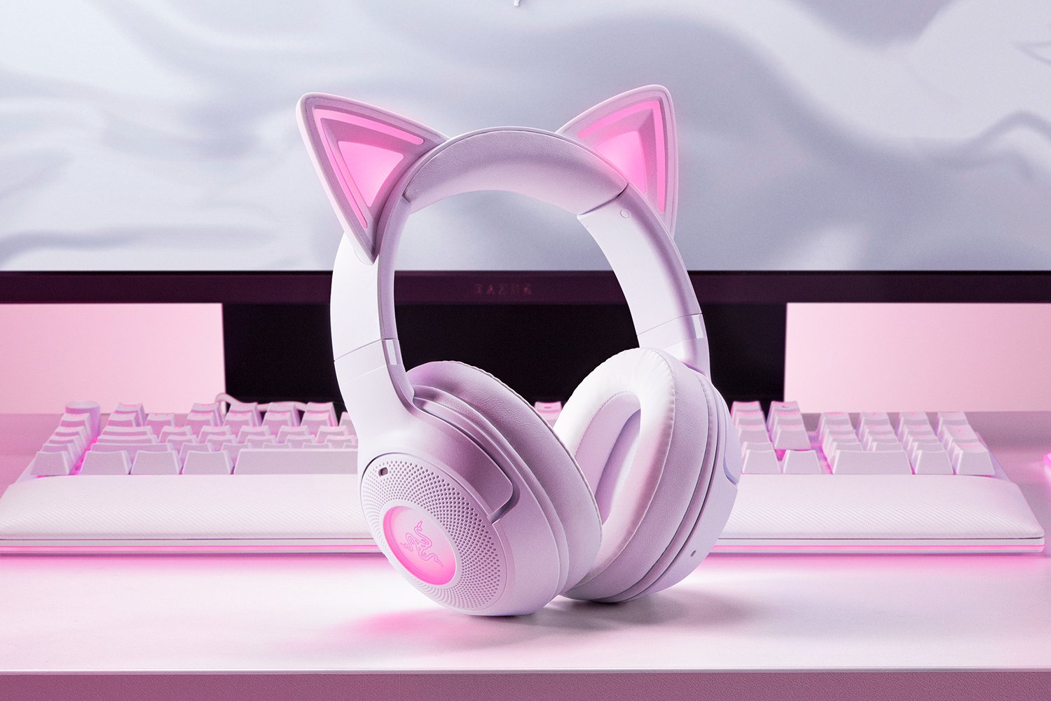 Razer | Headset | Kraken Kitty V2 BT | Yes | Bluetooth | Over-ear | Wireless - Image 10