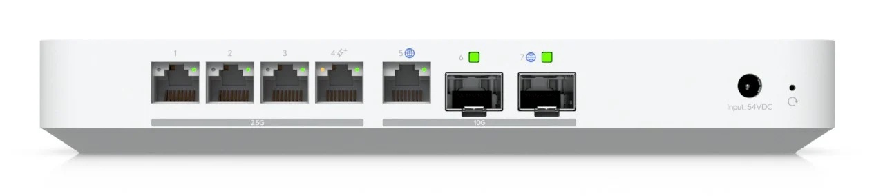 Ubiquiti Cloud Gateway Fiber | Ethernet LAN (RJ-45) ports 5 | Mesh Support No | MU-MiMO No | No mobile broadband - Image 5