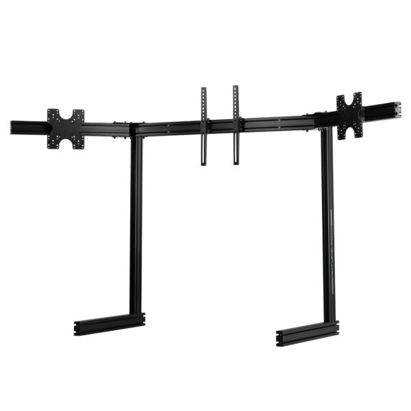 Next Level Racing Floor stand | ELITE Free Standing Triple Monitor Stand | Fully adjustable and customizable | 21-43 " | Black