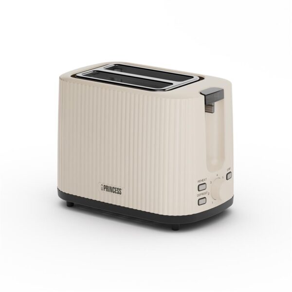 Princess Wave Toaster | 142337 | Power 930 W | Number of slots 2 | Housing material Plastic | Beige