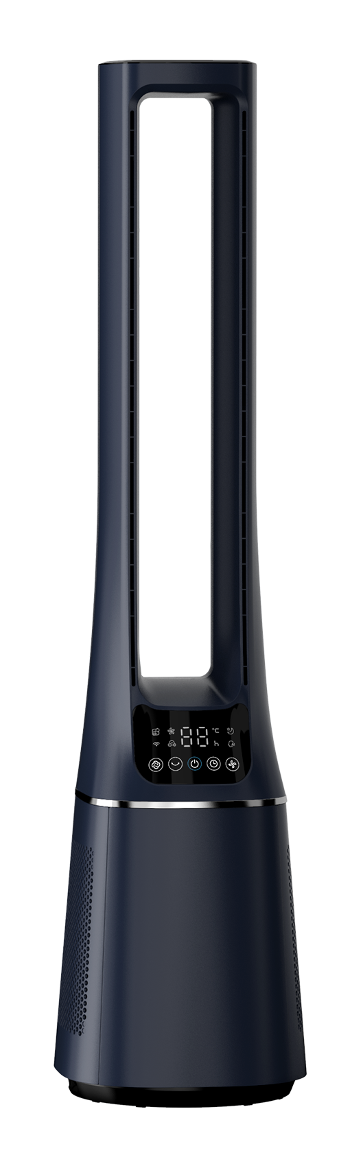 Midea | Bladeless Tower Fan with Air purifier | MFP-120i | Dark Blue | Diameter 15 cm | Oscillation | Remote control - Image 4