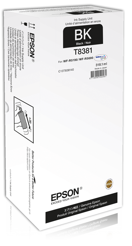 Epson XL Ink Supply Unit | WorkForce Pro WF-R5xxx series | Black