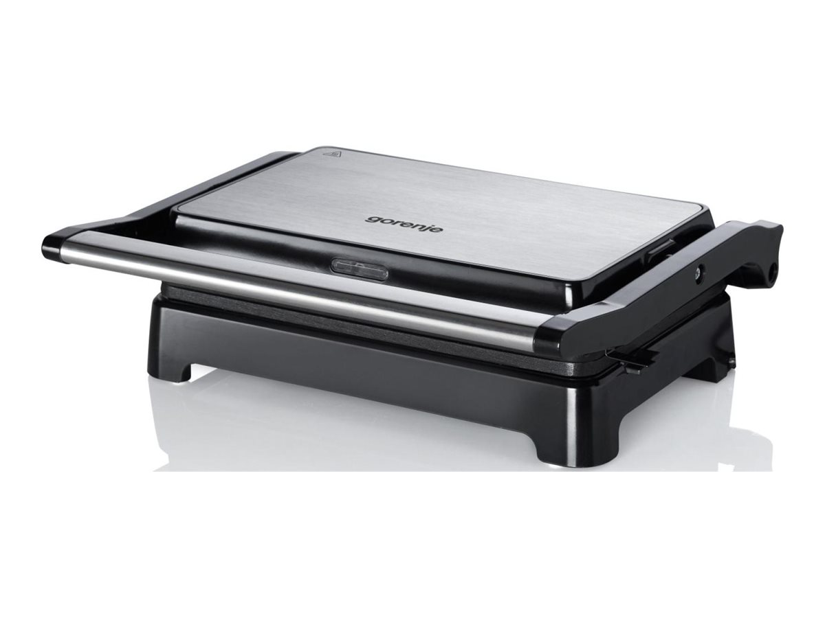 Gorenje | Mini Grill | SM701SB | Table | 700 W | Stainless steel/Black - Image 2