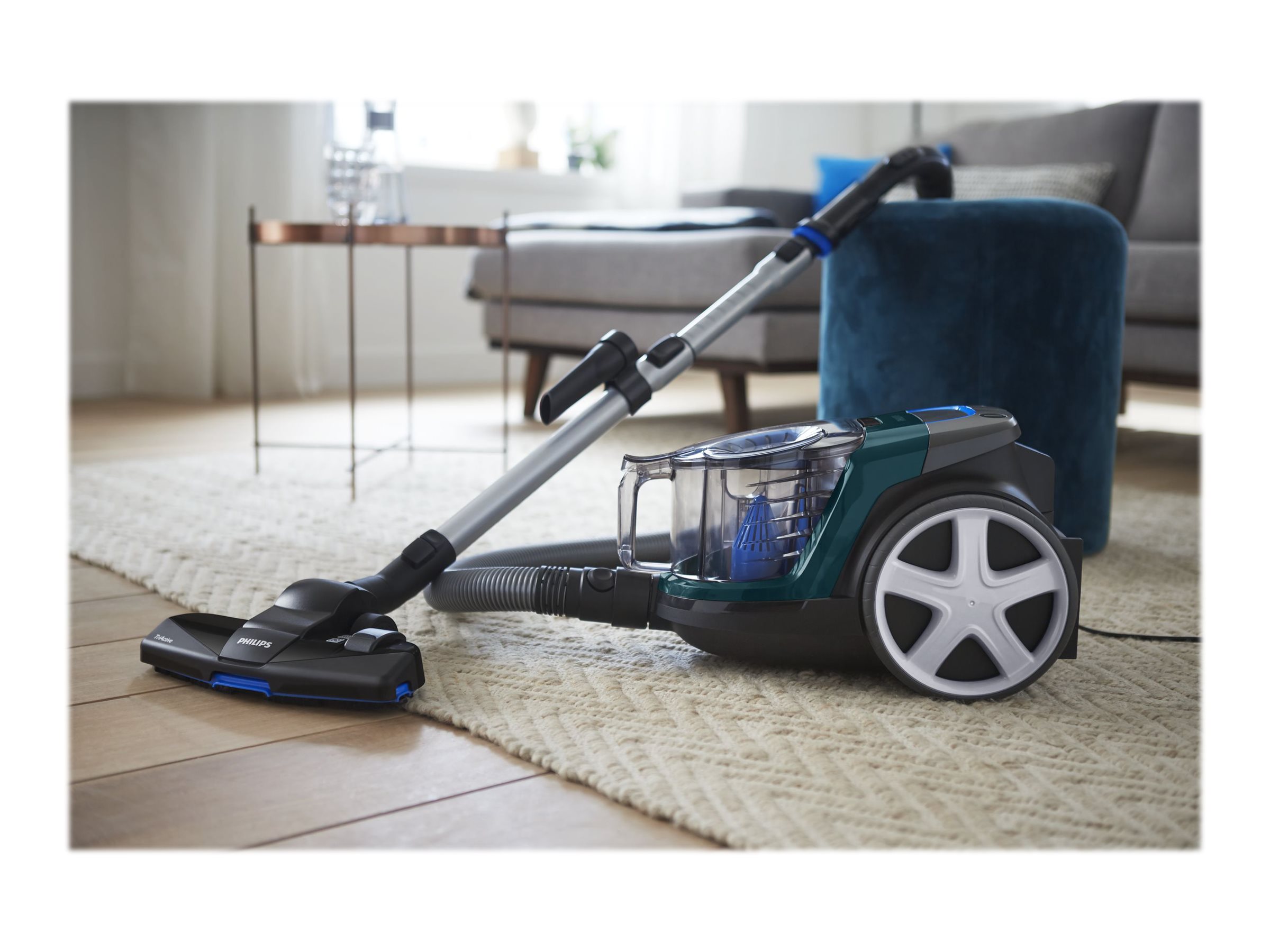 Philips | Vacuum cleaner | FC9334/09 PowerPro Compact | Bagless | Power 900 W | Dust capacity 1.5 L | Opal Green - Image 5