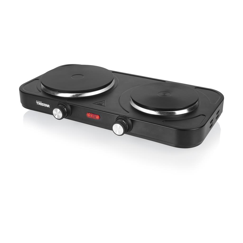 Tristar Table Hob | KP-6152 | Number of burners/cooking zones 2 | Black | Electric - Image 4