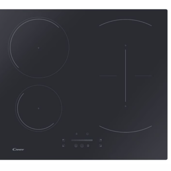 Candy | Hob | CTP643C/YEP | Induction | Number of burners/cooking zones 4 | Touch | Timer | Black