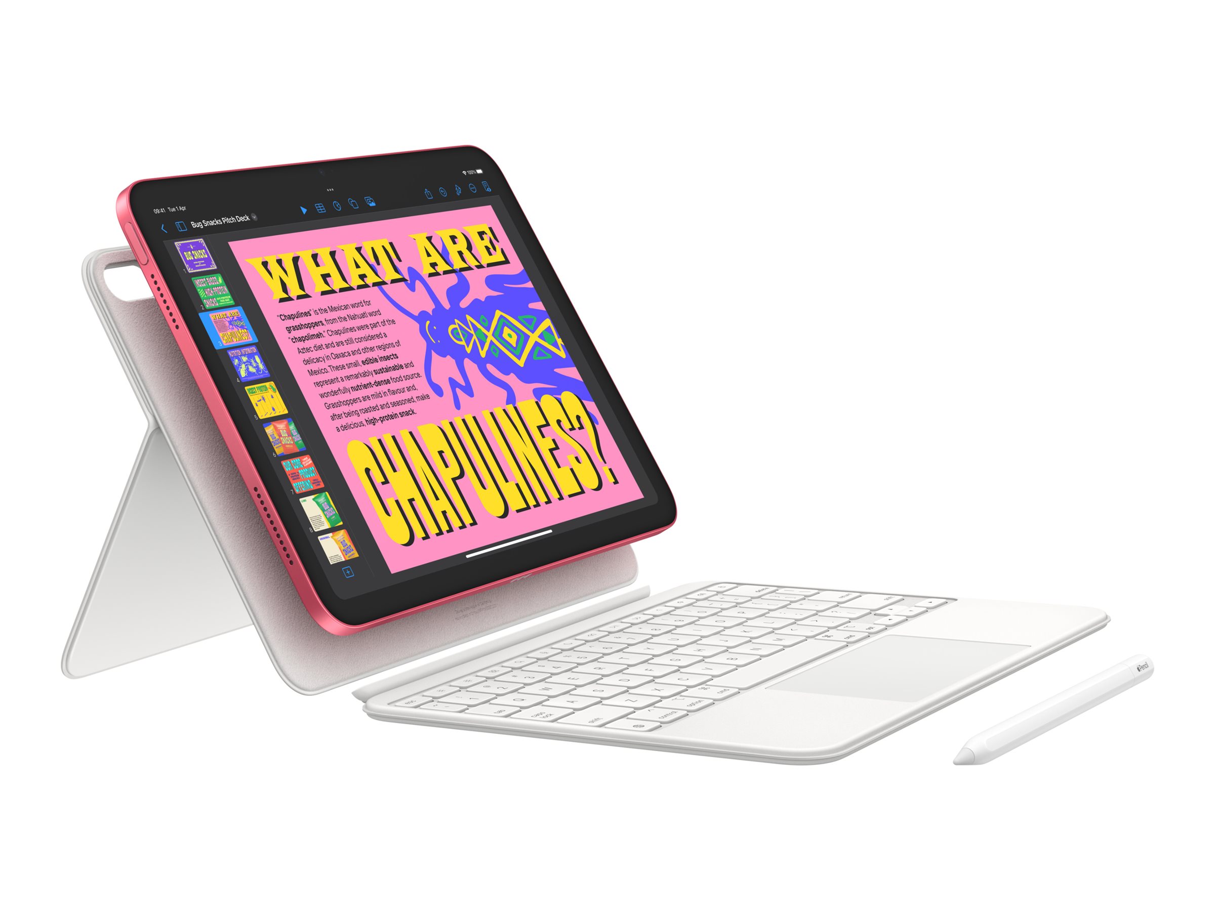 Apple | iPad | 11 " | Pink | IPS, Liquid Retina | 2360 x 1640 pixels | Apple A16 | 512 GB | Wi-Fi | Front camera | 12 MP | Rear camera | 12 MP | Bluetooth | 5.3 | iPadOS | USB-C charging cable - Image 4