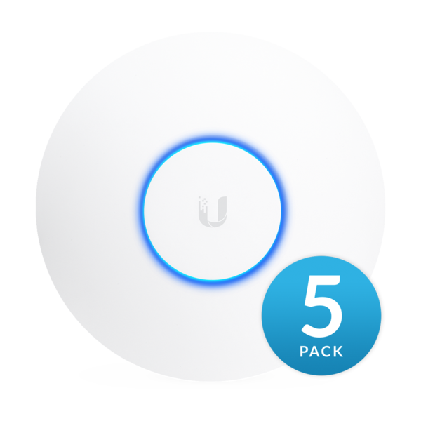 Ubiquiti | UAP-AC-HD-5Pack Wave 2 Access point | 802.11ac | 2.4/5.0 | 1733 Mbit/s | 10/100/1000 Mbit/s | Ethernet LAN (RJ-45) ports 2 | MU-MiMO Yes | PoE in | Antenna type Internal