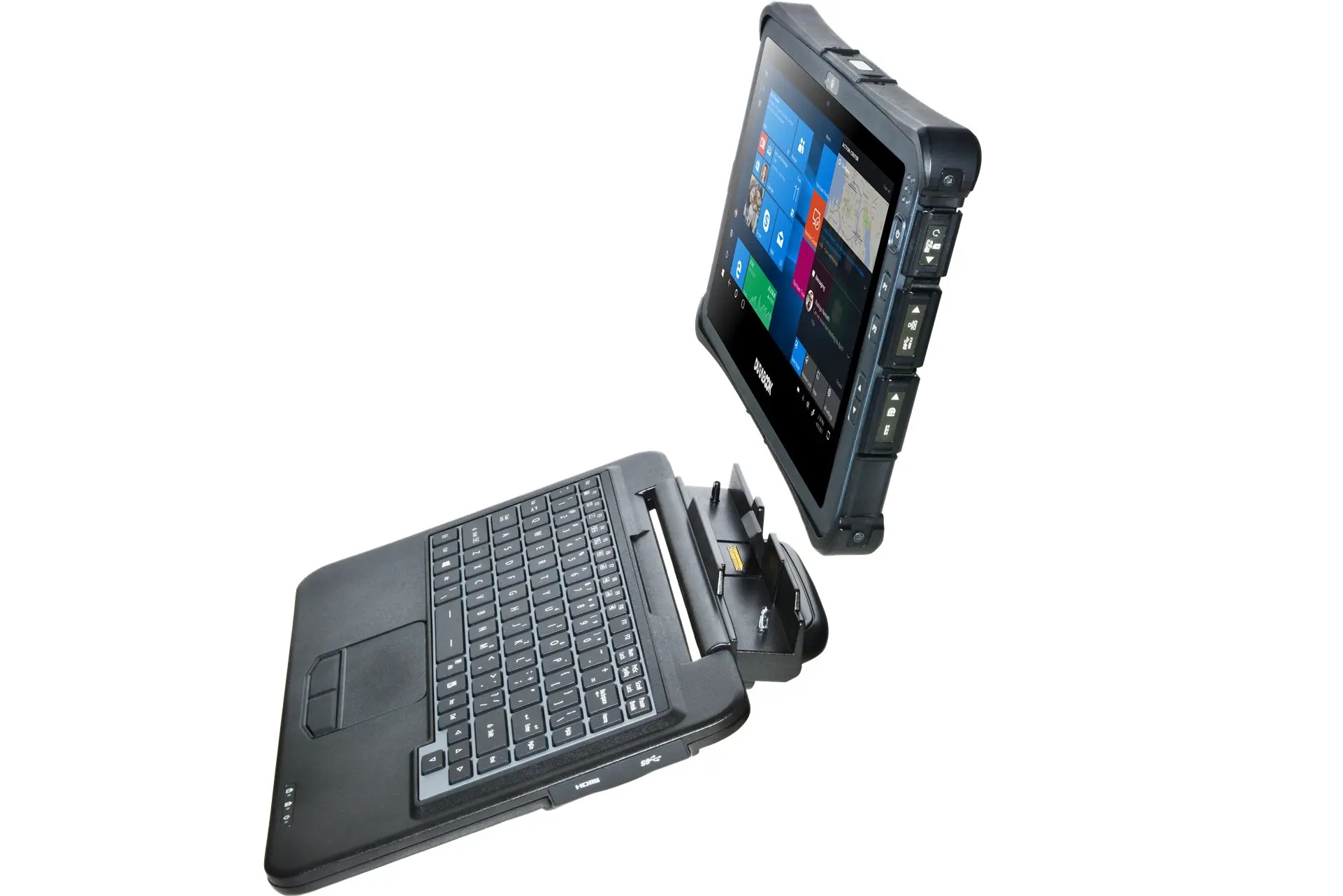 Durabook | Keyboard Detachable Backlit Membrane for U11I Rugged Tablet | Keyboard | Wired | Black