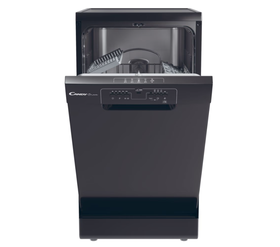 Candy Dishwasher | CDPH 2L1047B | Free standing | Width 45 cm | Number of place settings 10 | Number of programs 5 | Energy efficiency class E | Inox - Image 3