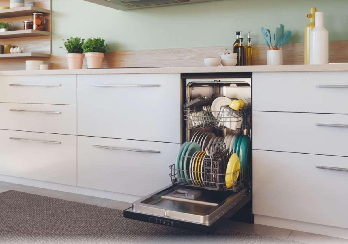 Candy Dishwasher | CDPH 2L1047B | Free standing | Width 45 cm | Number of place settings 10 | Number of programs 5 | Energy efficiency class E | Inox - Image 7