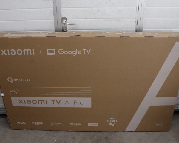SALE OUT. SALE OUT. Xiaomi | QLED TV A Pro 2025 | 65'' | Smart TV | Google TV | 4K UHD | Black | USED, STICKER ON SCREEN, ACTIVATED OS, MISSING: REMOTE, SCREWS AND MANUALS