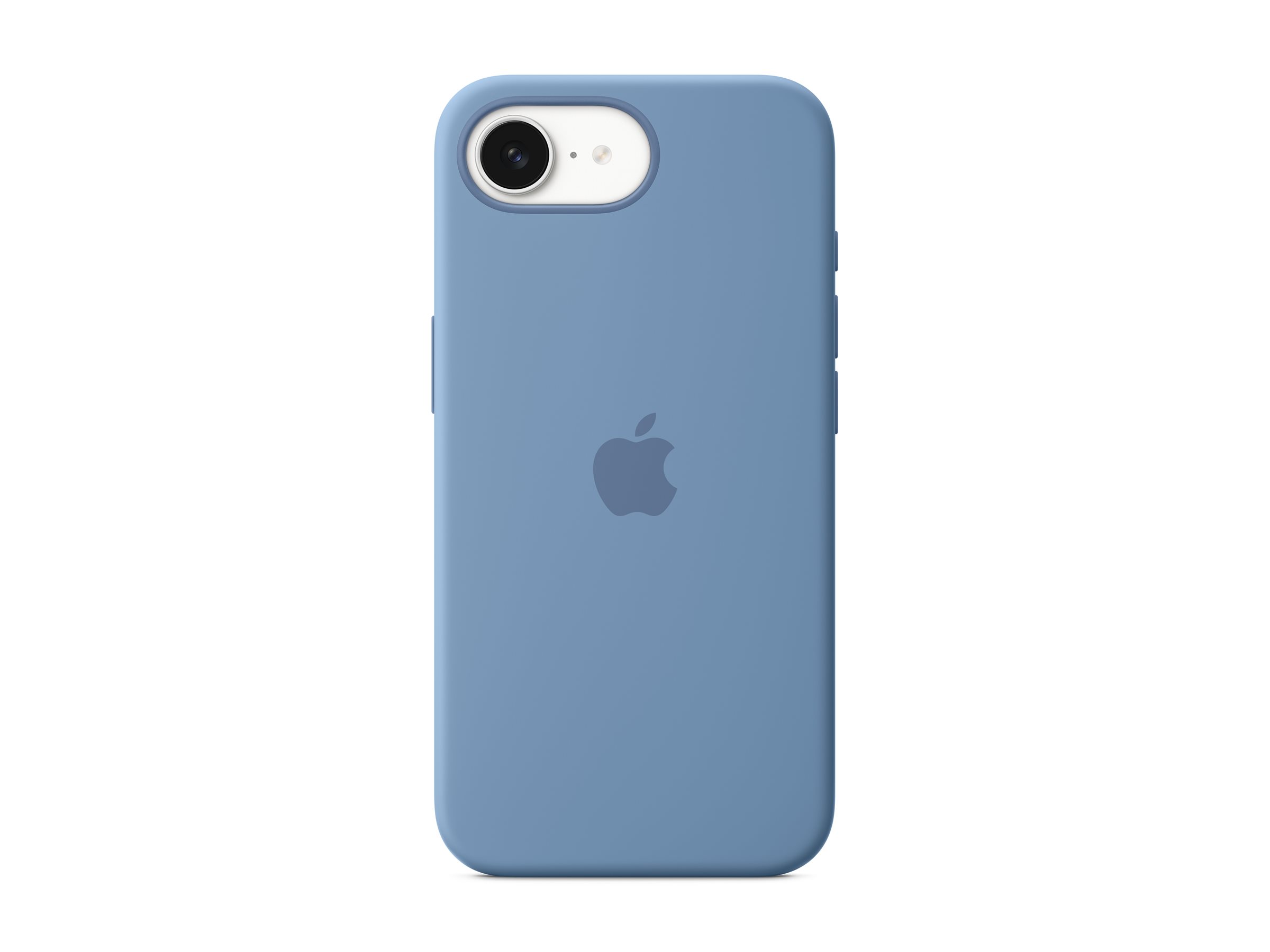Apple iPhone 16e Silicone Case – Winter Blue | Apple