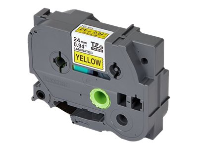 Brother | TZe-651 Laminated Tape | Black On Yellow | TZe | 8 m | 2.4 cm - Image 12