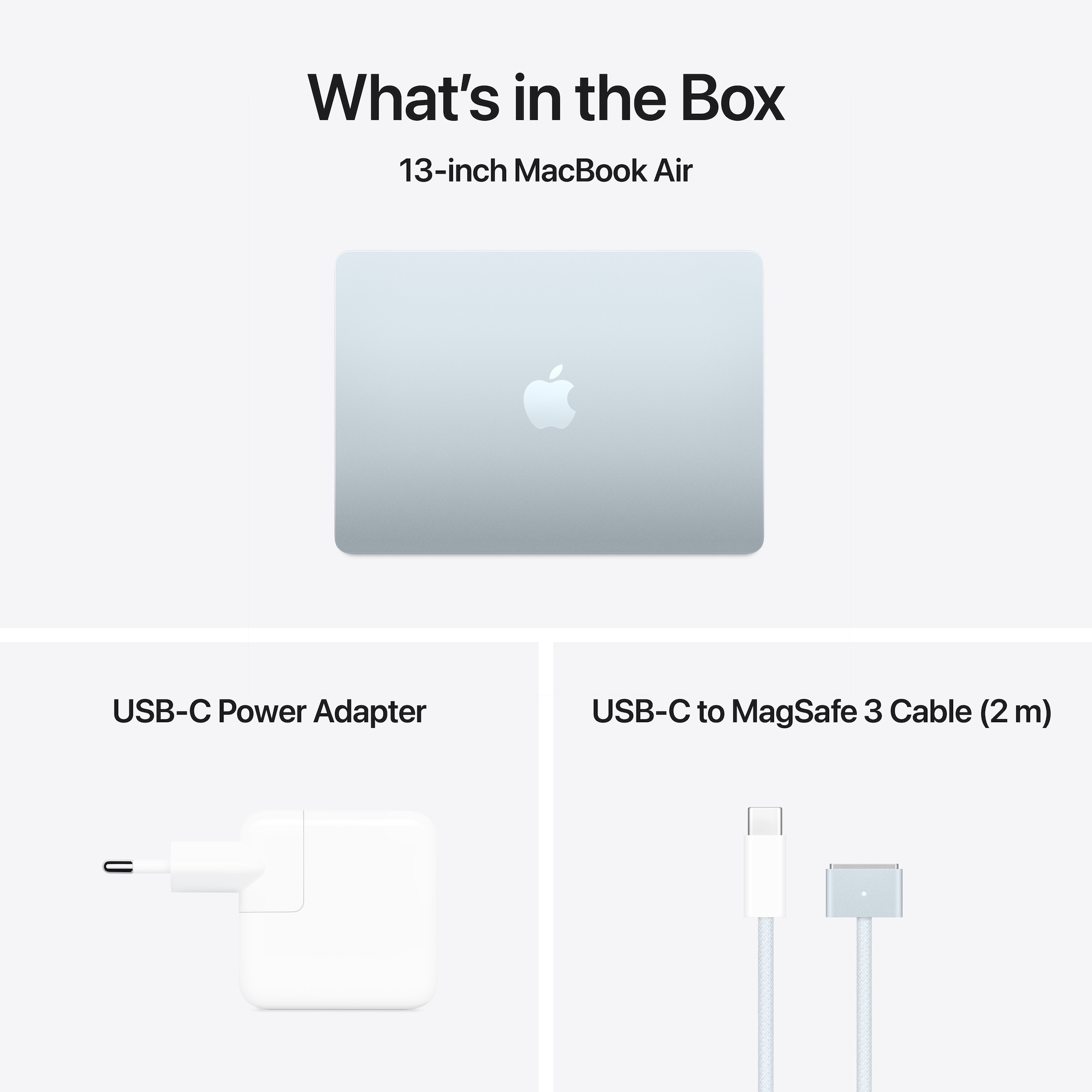 Apple MacBook | Air | Sky Blue | 13 " | IPS | 2560 x 1664 pixels | Apple M4 | 16 GB | Solid-state drive capacity 256 GB | Apple M4 chip 10-core CPU/8-core GPU | macOS | 802.11ax | Bluetooth version 5.0 | Keyboard language English | Keyboard backlit | Warranty 12 month(s) - Image 5