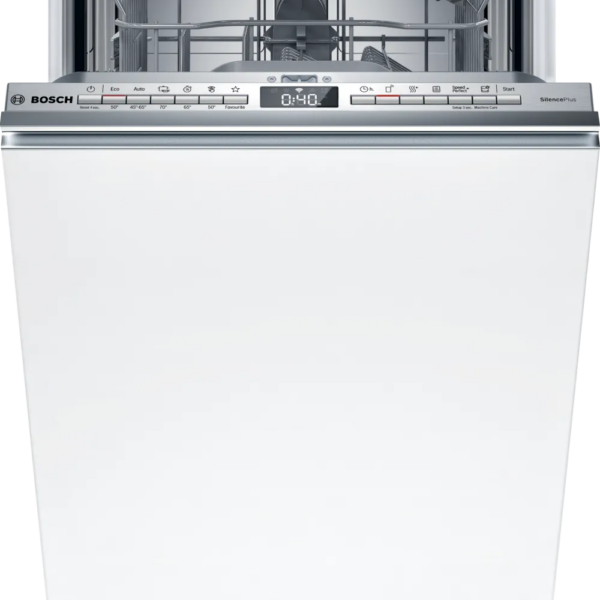 Dishwasher | SPV4HMX10E | Built-in | Width 45 cm | Number of place settings 10 | Number of programs 6 | Energy efficiency class E | Display | AquaStop function | White