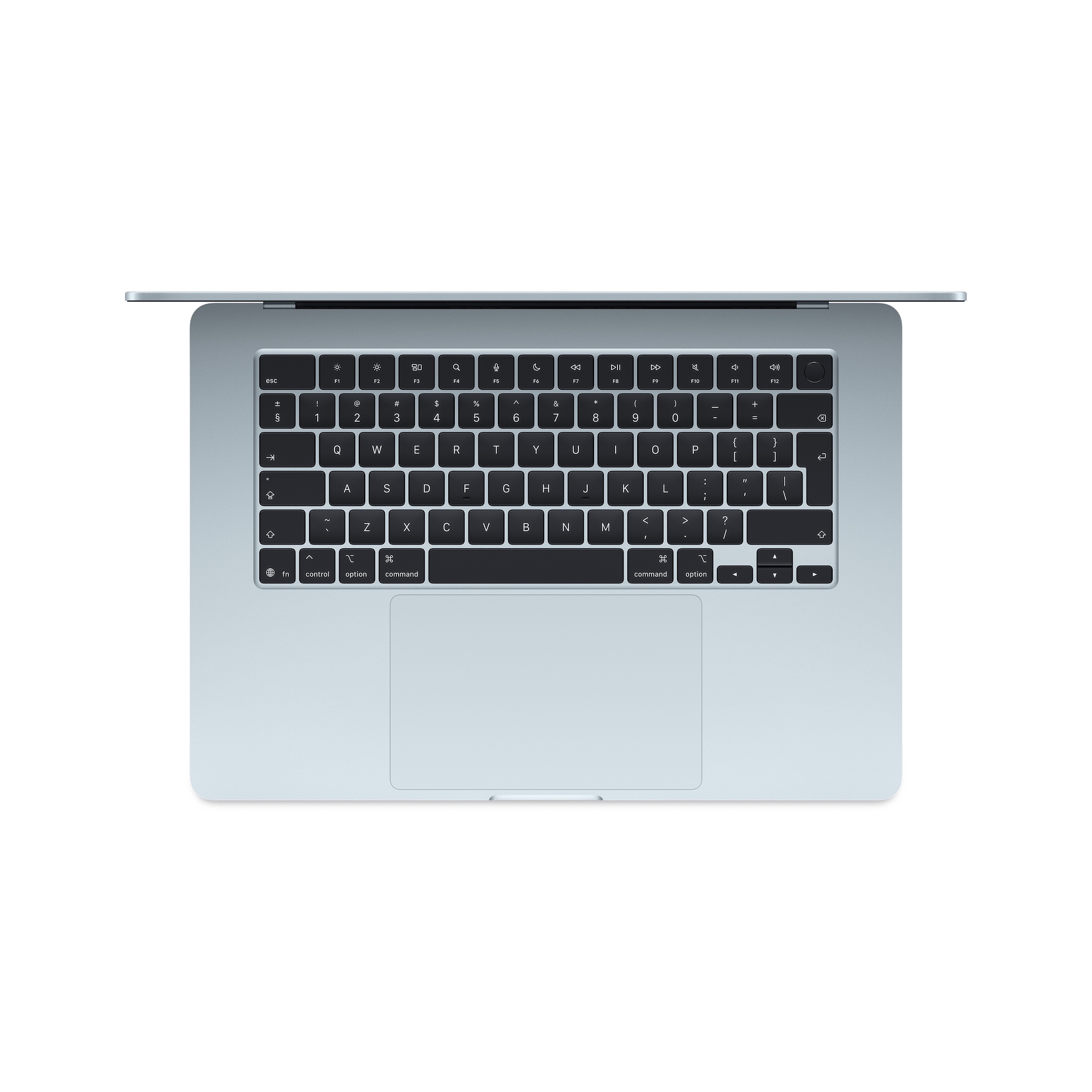 Apple MacBook | Air | Sky Blue | 15 " | 2880 x 1864 pixels | Apple M4 | 16 GB | Solid-state drive capacity 512 GB | Apple M4 chip 10-core CPU/10-core GPU | macOS | Bluetooth version 5.0 | Keyboard language English | Keyboard backlit - Image 2