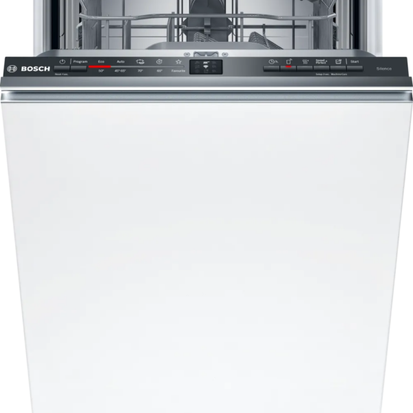 Dishwasher | SPV2HMX42E | Built-in | Width 45 cm | Number of place settings 10 | Number of programs 5 | Energy efficiency class E | Display | White