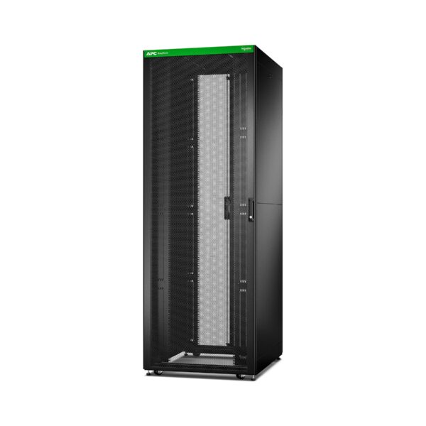 APC Easy Rack 800mm/48U/1000mm with Roof, Side panel,castors,feet and 4 Brackets, No Bottom, black | Schneider Electric