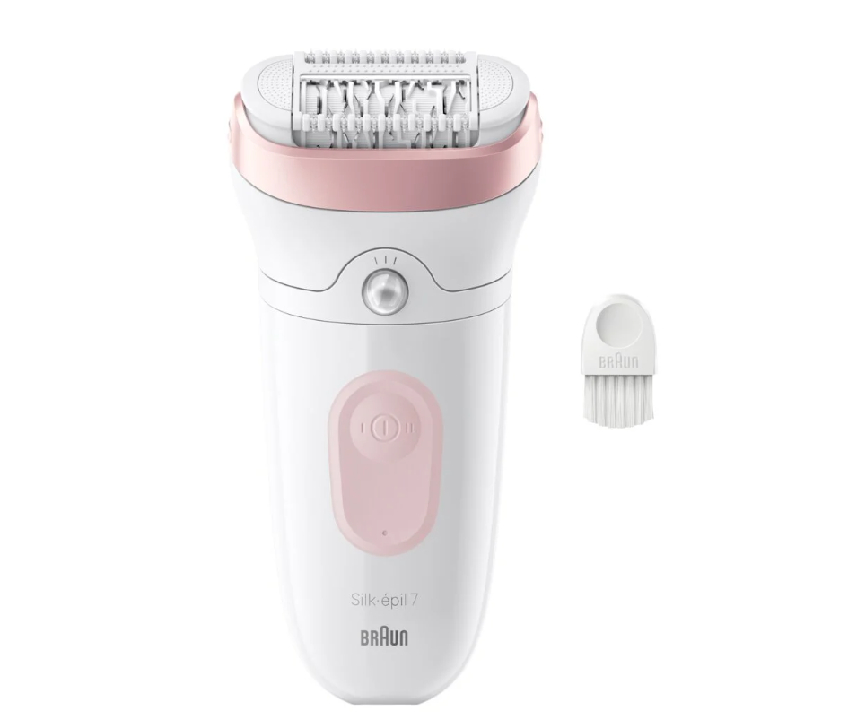 Braun Epilator | 7-000 Silk-épil 7 | Operating time (max) 40 min | Number of power levels 1 | Wet & Dry | White/Pink