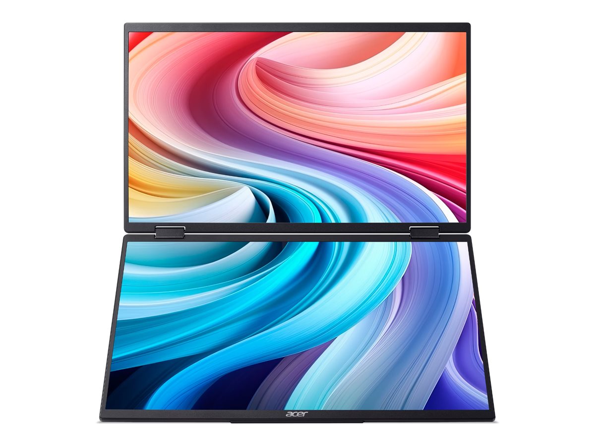 Acer | PD163QBMIUUX PD3 Series | 16 " | IPS | 16:9 | 60 Hz | 8 ms | 2x1920 x 1080 pixels | 250 cd/m² | HDMI ports quantity 1 | Black - Image 3