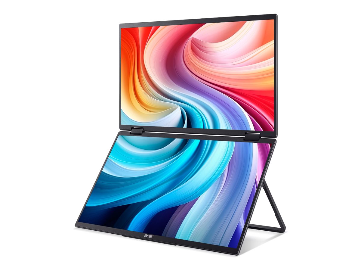 Acer | PD163QBMIUUX PD3 Series | 16 " | IPS | 16:9 | 60 Hz | 8 ms | 2x1920 x 1080 pixels | 250 cd/m² | HDMI ports quantity 1 | Black - Image 9