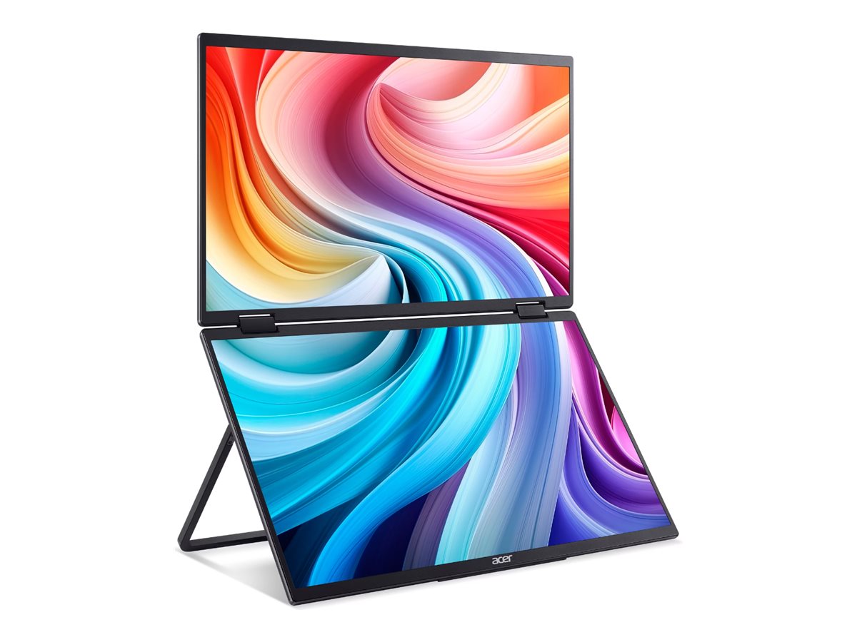 Acer | PD163QBMIUUX PD3 Series | 16 " | IPS | 16:9 | 60 Hz | 8 ms | 2x1920 x 1080 pixels | 250 cd/m² | HDMI ports quantity 1 | Black - Image 11