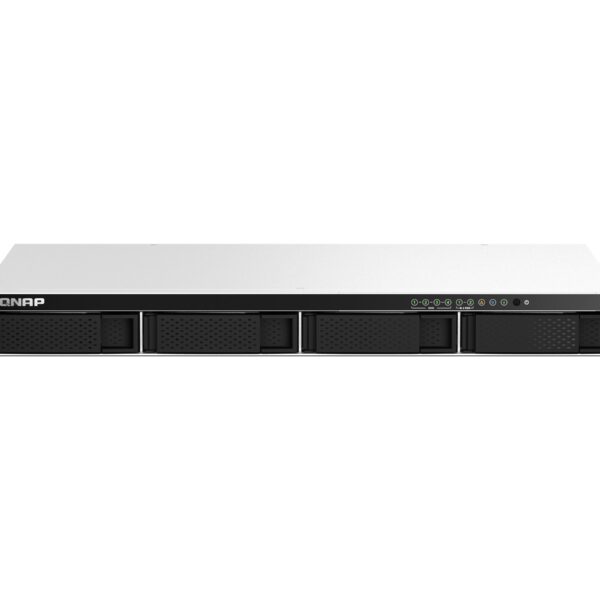 QNAP 1U Short Depth Rackmount 2.5GbE NAS | TS-464eU-8G | Intel Celeron | N5095 | 8 GB | DDR4
