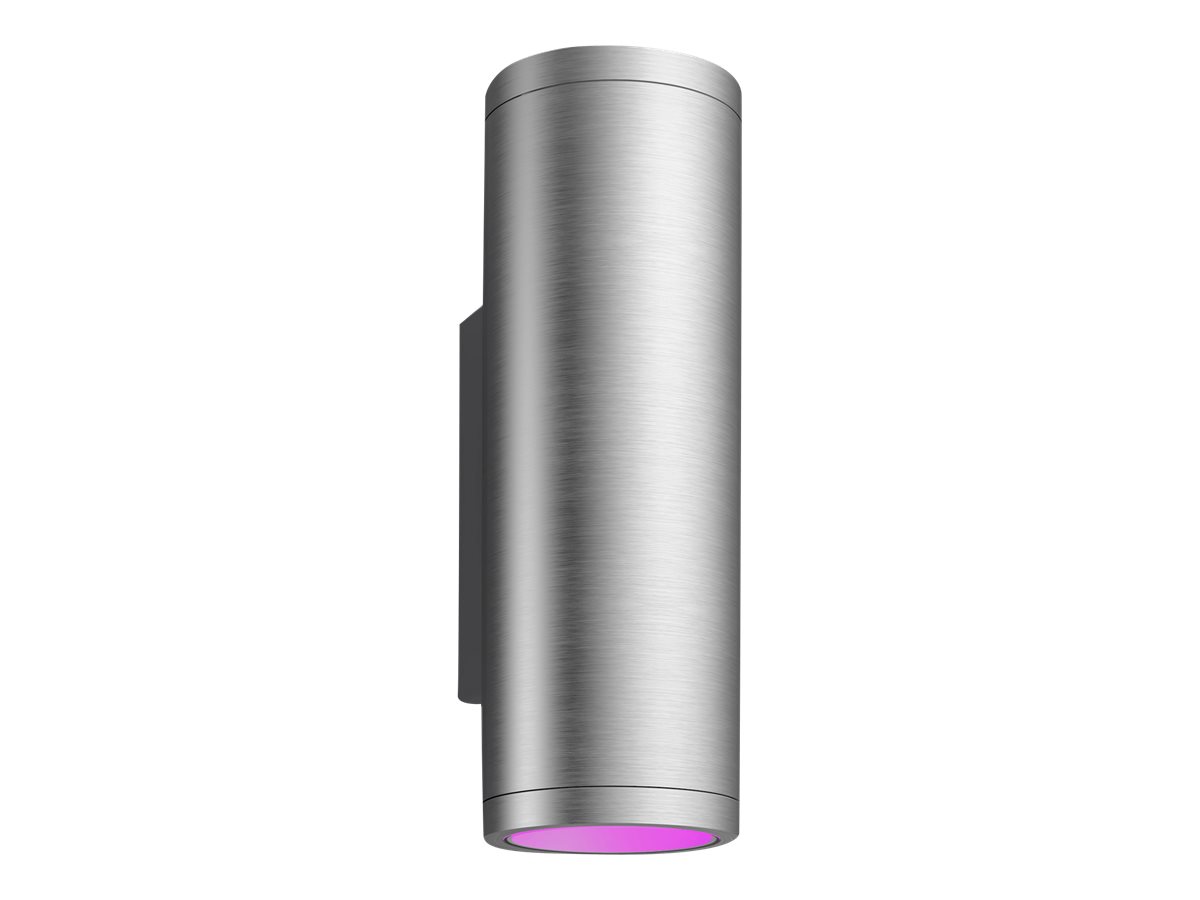 Philips Hue WCA Appear Outdoor Wall Lantern, Inox | 8 W | 2000-6500 Hue White Colour Ambiance - Image 2