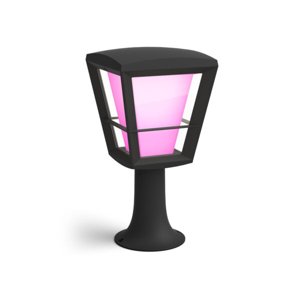 Philips Hue WCA Econic Outdoor Pedestal Lantern | 15 W | 2000-6500 Hue White Colour Ambiance