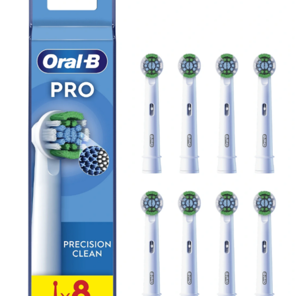 Oral-B | Precision Clean Brush Set | EB20RX-8 | Heads | For adults | Number of brush heads included 8 | White