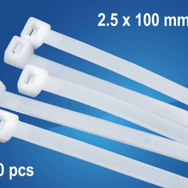 Logilink | Cable tie set 100 pcs in polybag,  length: 100 x 2.5mm