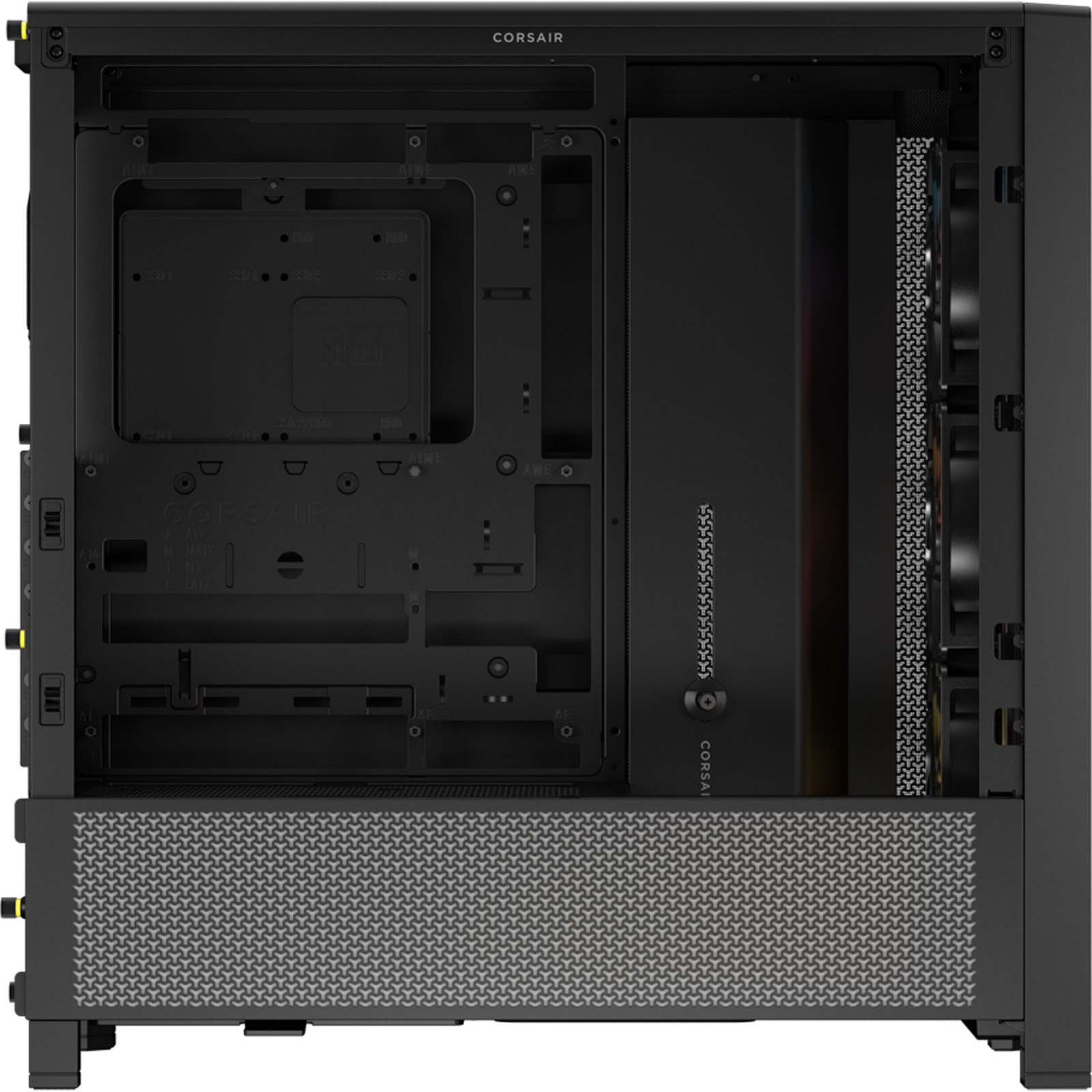 Corsair PC Case | Frame 4000D RS ARGB Modular | Black | Mid-Tower | Power supply included No - Image 5