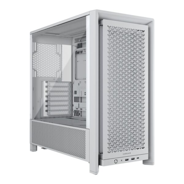 Corsair PC Case | Frame 4000D Modular | White | Mid-Tower | Power supply included No