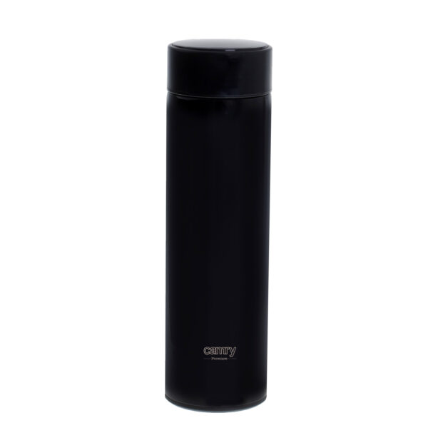 Adler | Thermal Flask | CR 4507bk | Capacity 0.473 L | Material Stainless steel/Silicone | Black