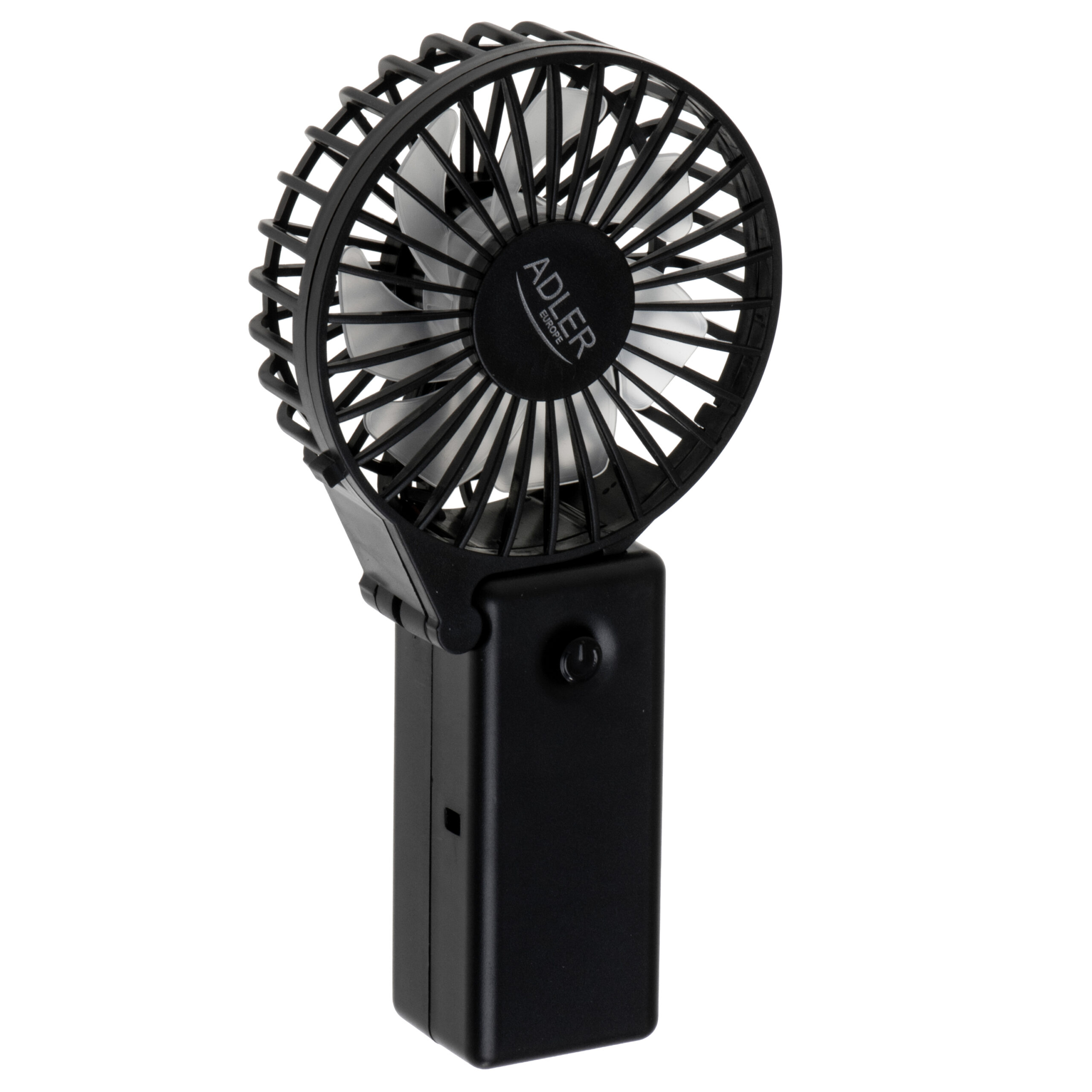 Adler Foldable mini fan | AD 7336 | Desk fan | Black | Diameter 6.5 cm | Number of speeds 1 - Image 3