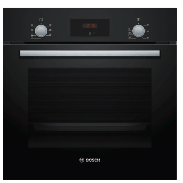 Bosch | Oven | HBF133BA0 | 66 L | Electric | EcoClean | Knobs | Height 59.5 cm | Width 59.4 cm | Black