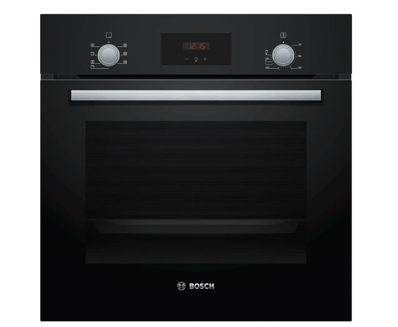 Bosch | Oven | HBF133BA0 | 66 L | Electric | EcoClean | Knobs | Height 59.5 cm | Width 59.4 cm | Black