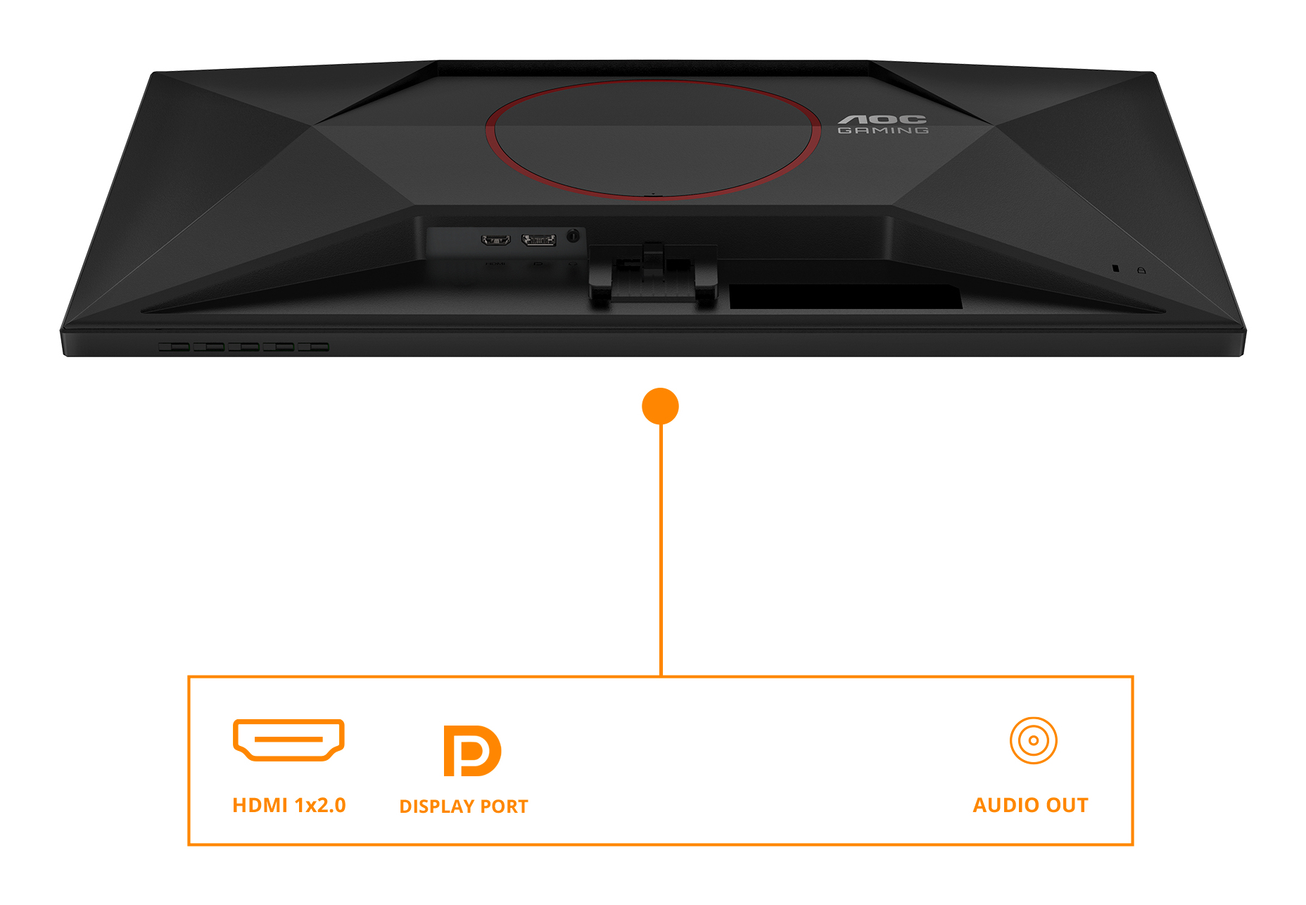 AOC | 27G42E | 27 " | IPS | FHD | 16:9 | 180 Hz | 1 ms | 1920 x 1080 pixels | 300 cd/m² | HDMI ports quantity 1 | Black - Image 10