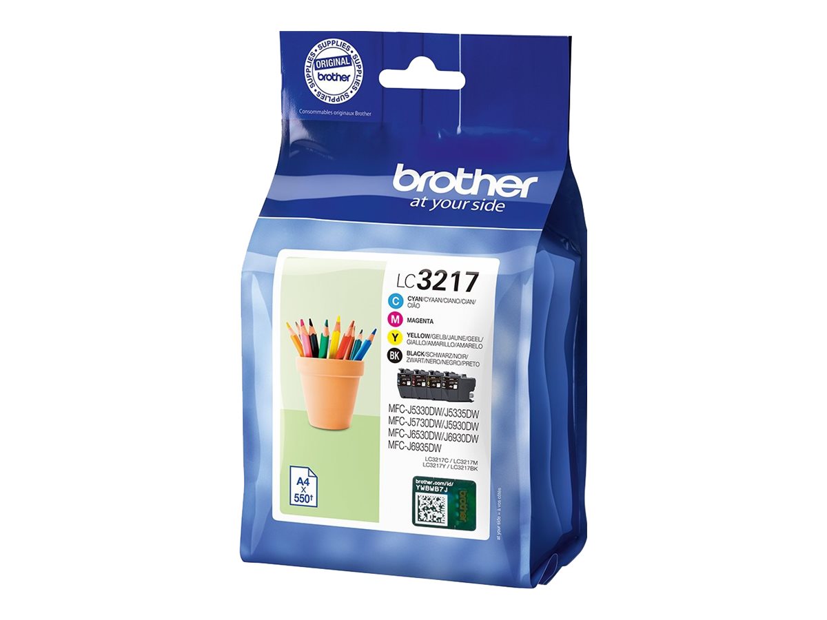Brother LC3217 | Ink cartridge | Black/Yellow/Cyan/Magenta - Image 2