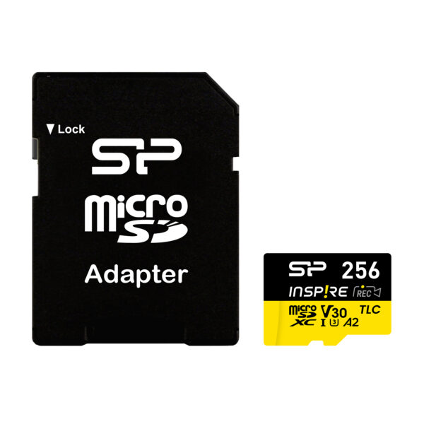 Silicon Power Inspire | 256 GB | microSDXC | Flash memory class C10, UHS-I U3, V30