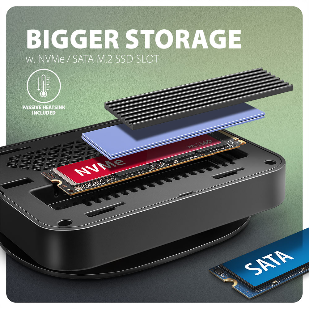 AXAGON USB-C 10Gbps UFO 9in1 Hub | HMC-UFO - Image 4